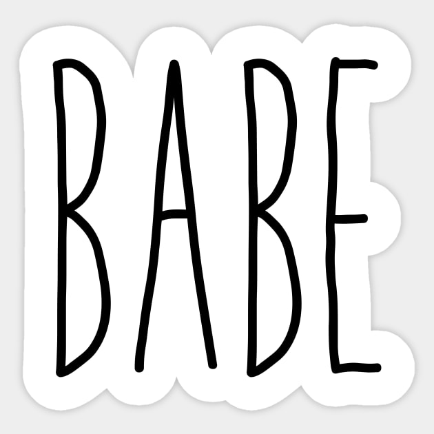 BABE Sticker by By_Russso